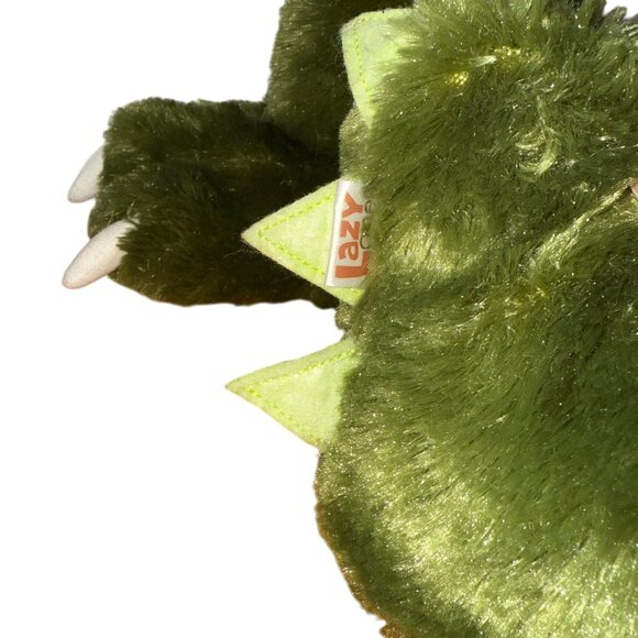 Green Monster Claw Slippers Kids Small Plush Furry Costume Feet By Lazy One - Picture 4 of 6